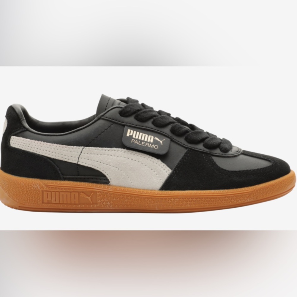 New Puma Palermo Big Kids. Different sizes. Damaged box. NARROW FIT.